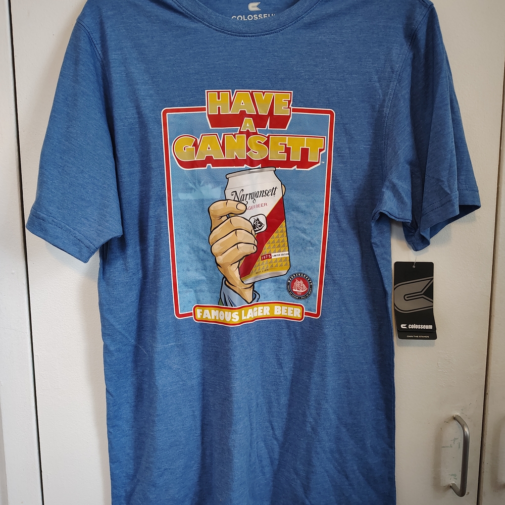 Narragansett Lager Graphic Tee Mens Size S,